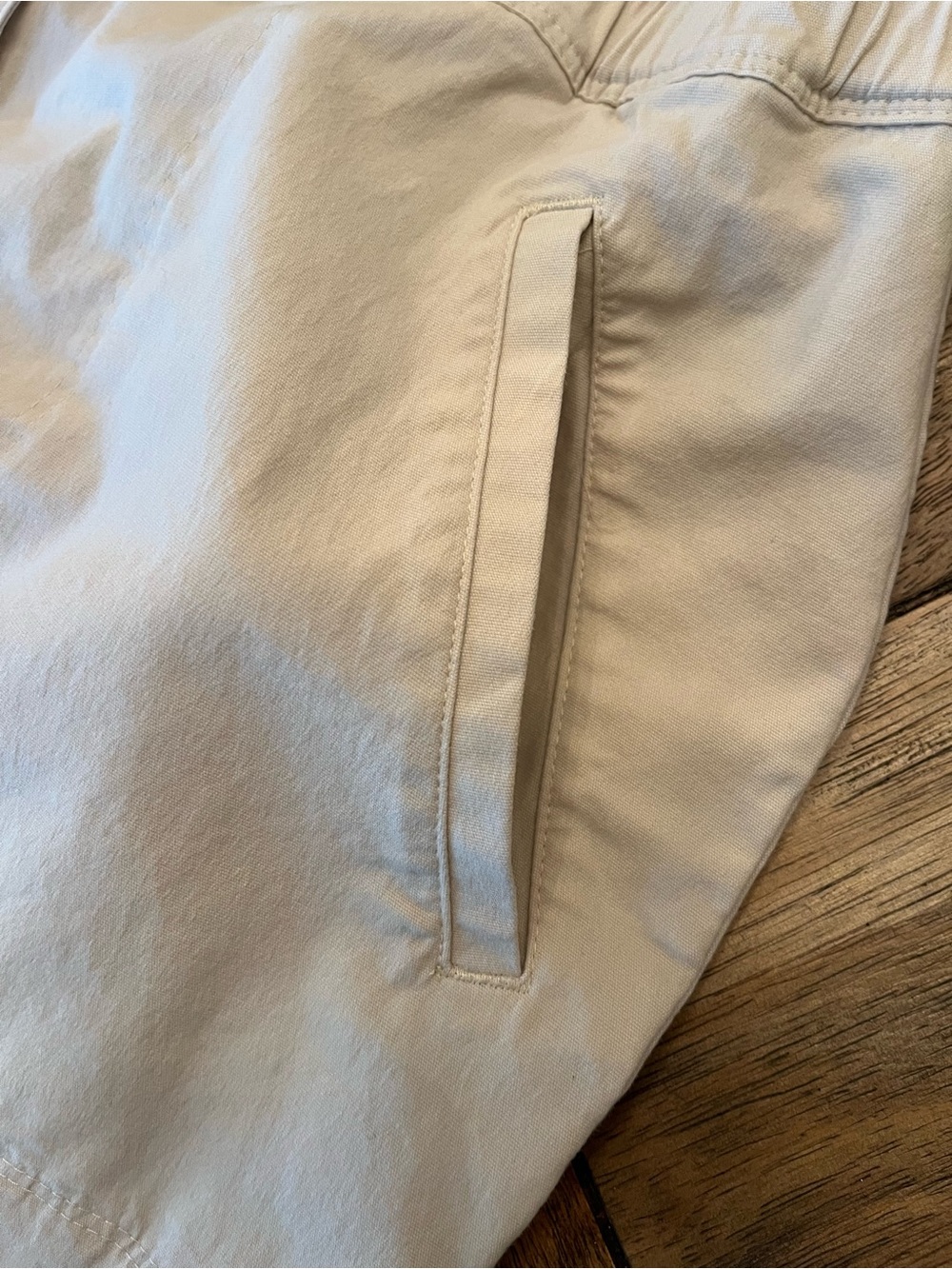 J. Jill Beige Live In Chino Style Cotton Blend Skirt size Medium - Picture 6 of 9